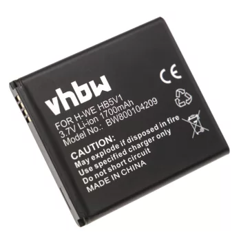   Huawei Ascend Asura készülékhez mobiltelefon akkumulátor (Li-Ion, 1700mAh / 6.29Wh, 3.7V) - Utángyártott