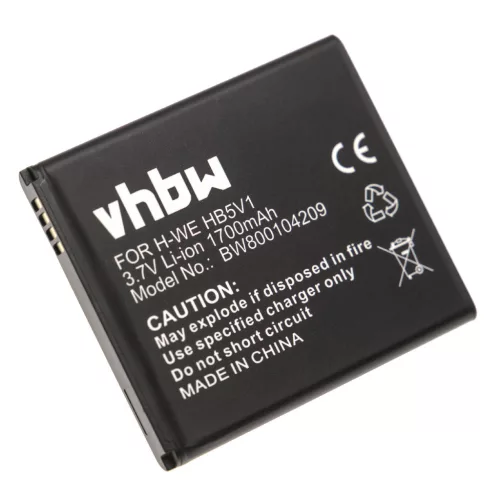 Huawei Ascend Asura készülékhez mobiltelefon akkumulátor (Li-Ion, 1700mAh / 6.29Wh, 3.7V) - Utángyártott