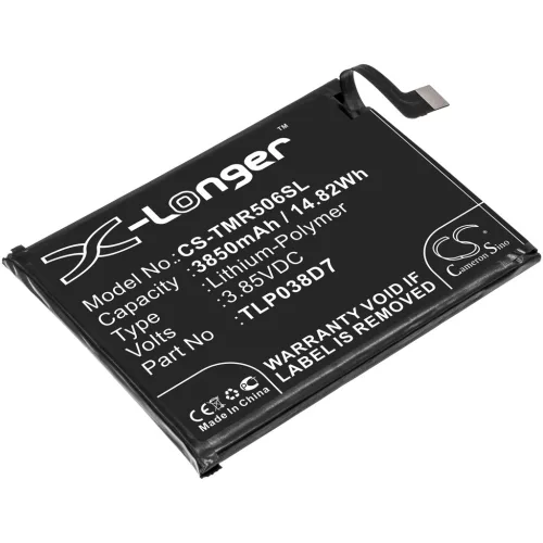 Alcatel 1S 2020 készülékhez mobiltelefon akkumulátor (Li-Polymer, 3850mAh / 14.82Wh, 3.85V) - Utángyártott