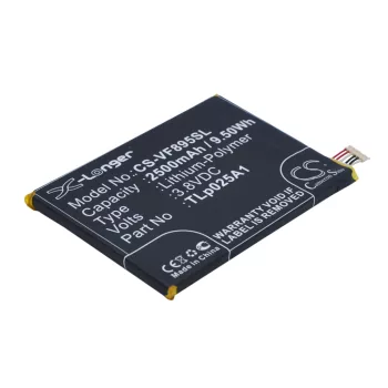   Alcatel One Touch OT-7043 készülékhez mobiltelefon akkumulátor (Li-Polymer, 2500mAh / 9.5Wh, 3.8V) - Utángyártott