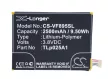 Alcatel One Touch OT-7043 készülékhez mobiltelefon akkumulátor (Li-Polymer, 2500mAh / 9.5Wh, 3.8V) - Utángyártott