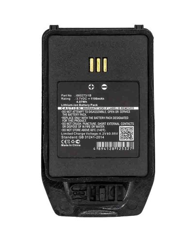 Ascom 660273, D81 készülékekhez mobiltelefon akkumulátor (Li-Ion, 1100mAh / 4.07Wh, 3.7V) - Utángyártott