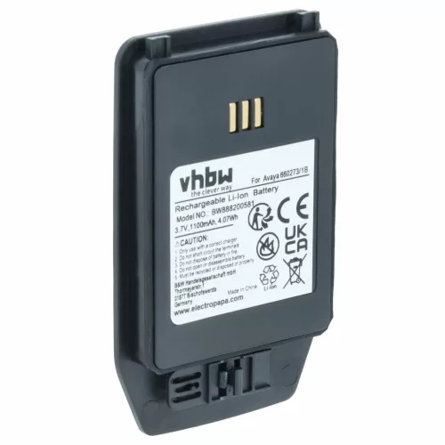 Ascom 660273, D81 készülékekhez mobiltelefon akkumulátor (Li-Ion, 1100mAh / 4.07Wh, 3.7V) - Utángyártott