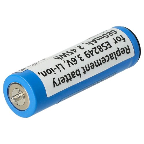 Panasonic EH-HE93, EH-HE94 készülékekhez akkumulátor (Li-Ion, 680mAh / 2.45Wh, 3.6V) - Utángyártott