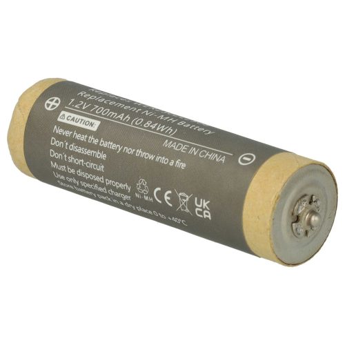 Panasonic ER230, ER2301, ER2302 készülékekhez akkumulátor (NiMh, 700mAh / 0.84Wh, 1.2V) - Utángyártott