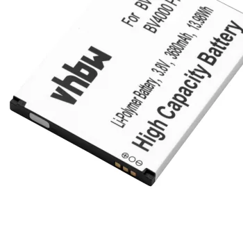   Blackview BV4000 készülékhez mobiltelefon akkumulátor (Li-Polymer, 3680mAh / 13.98Wh, 3.8V) - Utángyártott