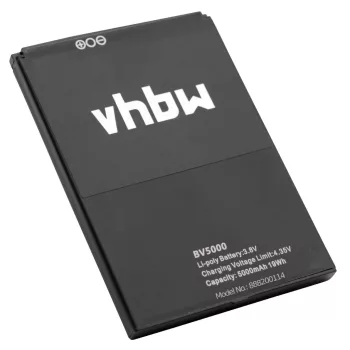   Blackview BV5000 készülékhez mobiltelefon akkumulátor (Li-Polymer, 5000mAh / 19Wh, 3.8V) - Utángyártott