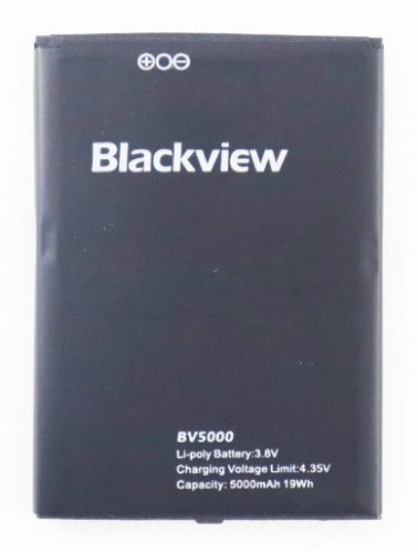Blackview BV5000 készülékhez mobiltelefon akkumulátor (Li-Polymer, 5000mAh / 19Wh, 3.8V) - Utángyártott