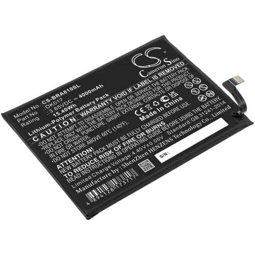Blackview A80 Pro készülékhez mobiltelefon akkumulátor (Li-Polymer, 4000mAh / 15.4Wh, 3.85V) - Utángyártott