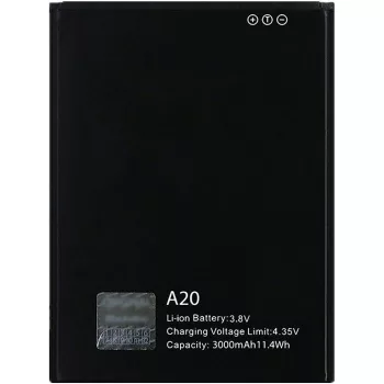   Blackview A20 készülékhez mobiltelefon akkumulátor (Li-Ion, 3000mAh / 11.4Wh, 3.8V) - Utángyártott