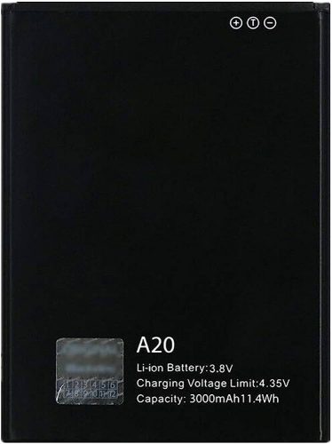 Blackview A20 készülékhez mobiltelefon akkumulátor (Li-Ion, 3000mAh / 11.4Wh, 3.8V) - Utángyártott