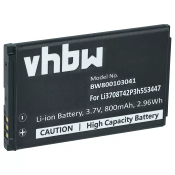   ZTE Agent, C70, C78 készülékekhez mobiltelefon akkumulátor (Li-Ion, 800mAh / 2.96Wh, 3.7V) - Utángyártott