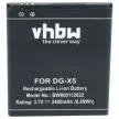 Doogee X-5 készülékhez mobiltelefon akkumulátor (Li-Ion, 2400mAh / 8.88Wh, 3.7V) - Utángyártott