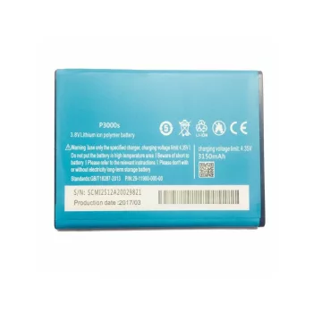   Elephone P3000 készülékhez mobiltelefon akkumulátor (Li-Ion, 3150mAh / 11.97Wh, 3.8V) - Utángyártott