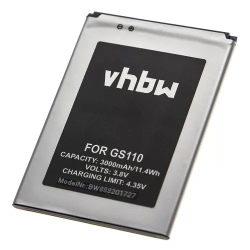 Gigaset V30145-K1310-X471 helyettesítő mobiltelefon akkumulátor (Li-Ion, 3000mAh / 11.4Wh, 3.8V) - Utángyártott