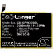 Google 823-00086-01 helyettesítő akkumulátor (Li-Polymer, 2900mAh / 11.17Wh, 3.85V) - Utángyártott