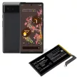 Google GMSB3 helyettesítő mobiltelefon akkumulátor (Li-Polymer, 4500mAh / 17.33Wh, 3.85V) - Utángyártott