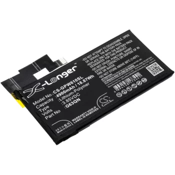   Google G63QN helyettesítő mobiltelefon akkumulátor (Li-Polymer, 4900mAh / 18.87Wh, 3.85V) - Utángyártott