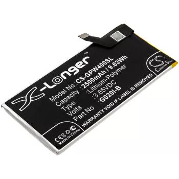   Google G020I-B helyettesítő mobiltelefon akkumulátor (Li-Polymer, 2500mAh / 9.63Wh, 3.85V) - Utángyártott