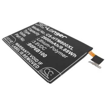   HTC 35H00214-00M helyettesítő mobiltelefon akkumulátor (Li-Ion, 2600mAh / 9.88Wh, 3.8V) - Utángyártott