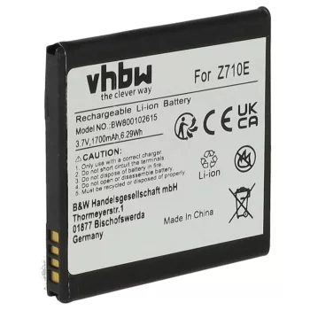   HTC 35H00150-01M helyettesítő mobiltelefon akkumulátor (Li-Ion, 1700mAh / 6.29Wh, 3.7V) - Utángyártott