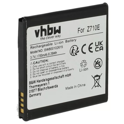 HTC 35H00150-01M helyettesítő mobiltelefon akkumulátor (Li-Ion, 1700mAh / 6.29Wh, 3.7V) - Utángyártott