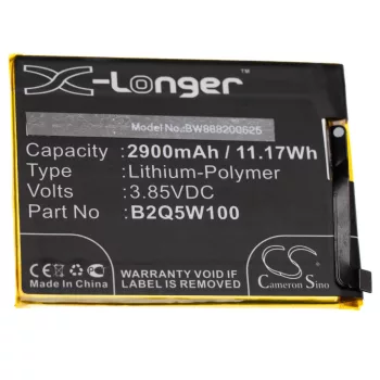   HTC B2Q5W100 helyettesítő mobiltelefon akkumulátor (Li-Polymer, 2900mAh / 11.17Wh, 3.85V) - Utángyártott