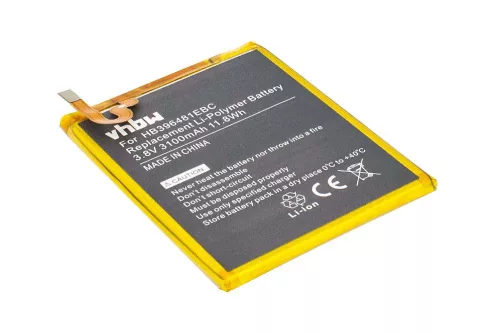 Huawei HB396481EBC helyettesítő mobiltelefon akkumulátor (Li-Polymer, 3100mAh / 11.78Wh, 3.8V) - Utángyártott