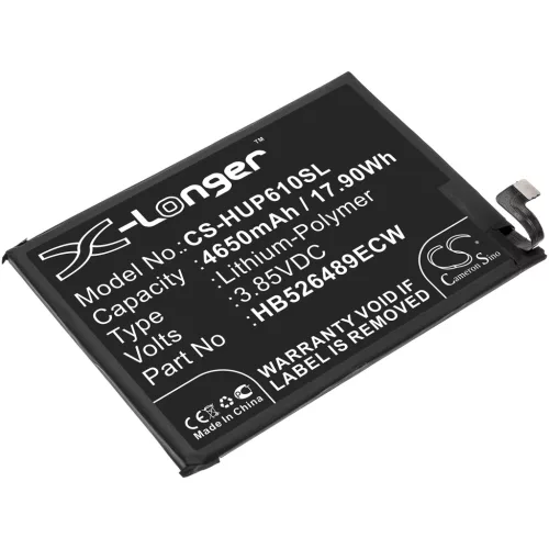 Huawei HB526489ECW helyettesítő mobiltelefon akkumulátor (Li-Polymer, 4650mAh / 17.9Wh, 3.85V) - Utángyártott