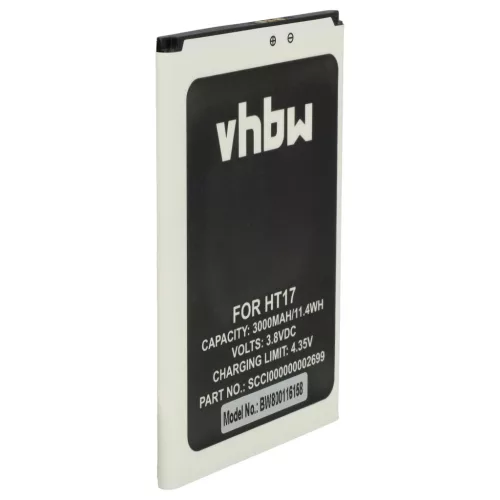 HomTom SCCI0000000155502 helyettesítő mobiltelefon akkumulátor (Li-Ion, 3000mAh / 11.4Wh, 3.8V) - Utángyártott