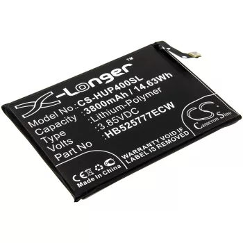   Huawei HB525777ECW helyettesítő mobiltelefon akkumulátor (Li-Polymer, 3800mAh / 14.63Wh, 3.85V) - Utángyártott