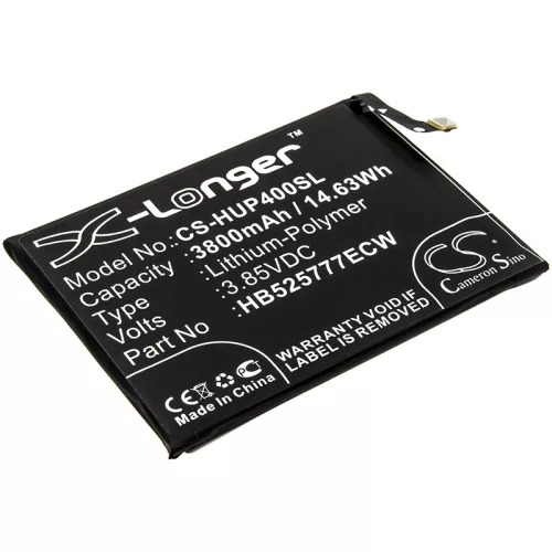 Huawei HB525777ECW helyettesítő mobiltelefon akkumulátor (Li-Polymer, 3800mAh / 14.63Wh, 3.85V) - Utángyártott