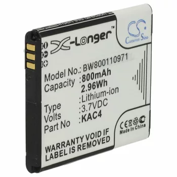   KAC4 -AAABD008954 helyettesítő mobiltelefon akkumulátor (Li-Ion, 800mAh / 2.96Wh, 3.7V) - Utángyártott