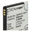 KAC4 -AAABD008954 helyettesítő mobiltelefon akkumulátor (Li-Ion, 800mAh / 2.96Wh, 3.7V) - Utángyártott