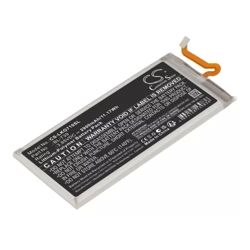 LG BL-T39 helyettesítő mobiltelefon akkumulátor (Li-Polymer, 2900mAh / 11.17Wh, 3.85V) - Utángyártott