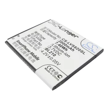   Lenovo BL210 helyettesítő mobiltelefon akkumulátor (Li-Ion, 2000mAh / 7.4Wh, 3.7V) - Utángyártott