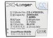 Lenovo BL210 helyettesítő mobiltelefon akkumulátor (Li-Ion, 2000mAh / 7.4Wh, 3.7V) - Utángyártott