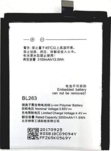 Lenovo BL263 helyettesítő mobiltelefon akkumulátor (Li-Polymer, 3100mAh / 11.94Wh, 3.85V) - Utángyártott