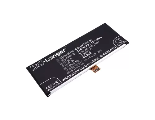 Lenovo BL268 helyettesítő mobiltelefon akkumulátor (Li-Ion, 3400mAh / 13.09Wh, 3.85V) - Utángyártott