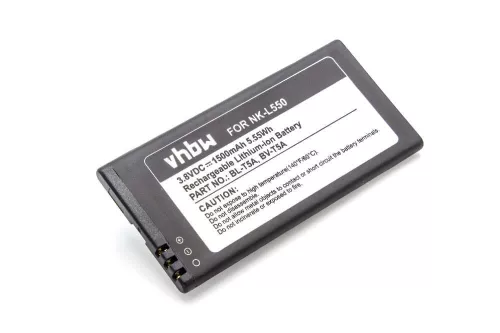Microsoft BL-T5A helyettesítő mobiltelefon akkumulátor (Li-Ion, 1500mAh / 5.7Wh, 3.8V) - Utángyártott