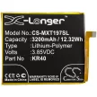 Motorola KR40 helyettesítő mobiltelefon akkumulátor (Li-Polymer, 3200mAh / 12.32Wh, 3.85V) - Utángyártott