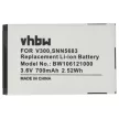 Motorola BA600 helyettesítő mobiltelefon akkumulátor (Li-Ion, 700mAh / 2.59Wh, 3.7V) - Utángyártott
