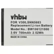 Motorola BA600 helyettesítő mobiltelefon akkumulátor (Li-Ion, 700mAh / 2.59Wh, 3.7V) - Utángyártott