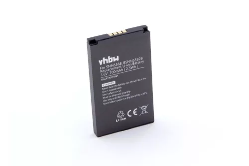 Motorola BSNN5582B helyettesítő mobiltelefon akkumulátor (Li-Ion, 700mAh / 2.59Wh, 3.7V) - Utángyártott