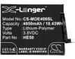 Motorola HE50 helyettesítő mobiltelefon akkumulátor (Li-Polymer, 4850mAh / 8.43Wh, 3.8V) - Utángyártott