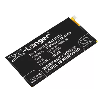   Motorola GL40 helyettesítő mobiltelefon akkumulátor (Li-Polymer, 3300mAh / 12.54Wh, 3.8V) - Utángyártott