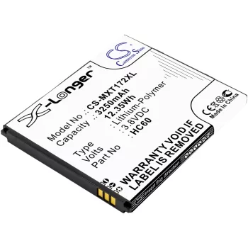   Motorola HC60 helyettesítő mobiltelefon akkumulátor (Li-Ion, 3250mAh / 12.35Wh, 3.8V) - Utángyártott