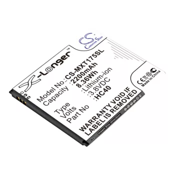   Motorola HC40 helyettesítő mobiltelefon akkumulátor (Li-Ion, 2200mAh / 8.36Wh, 3.8V) - Utángyártott