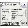Motorola JE30 helyettesítő mobiltelefon akkumulátor (Li-Polymer, 2000mAh / 7.6Wh, 3.8V) - Utángyártott