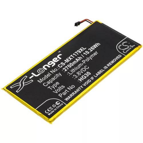 Motorola HG30 helyettesítő mobiltelefon akkumulátor (Li-Polymer, 2700mAh / 10.26Wh, 3.8V) - Utángyártott